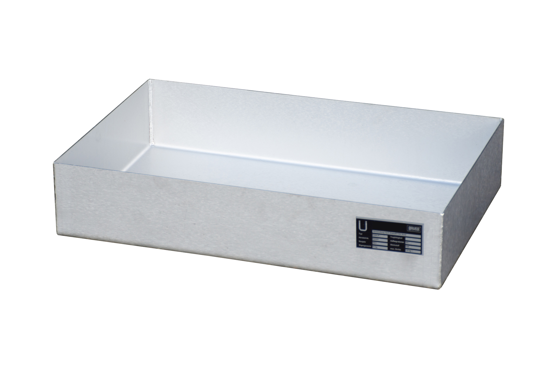 Kleingebindewanne für Paletten Typ KGW-P Edelstahl